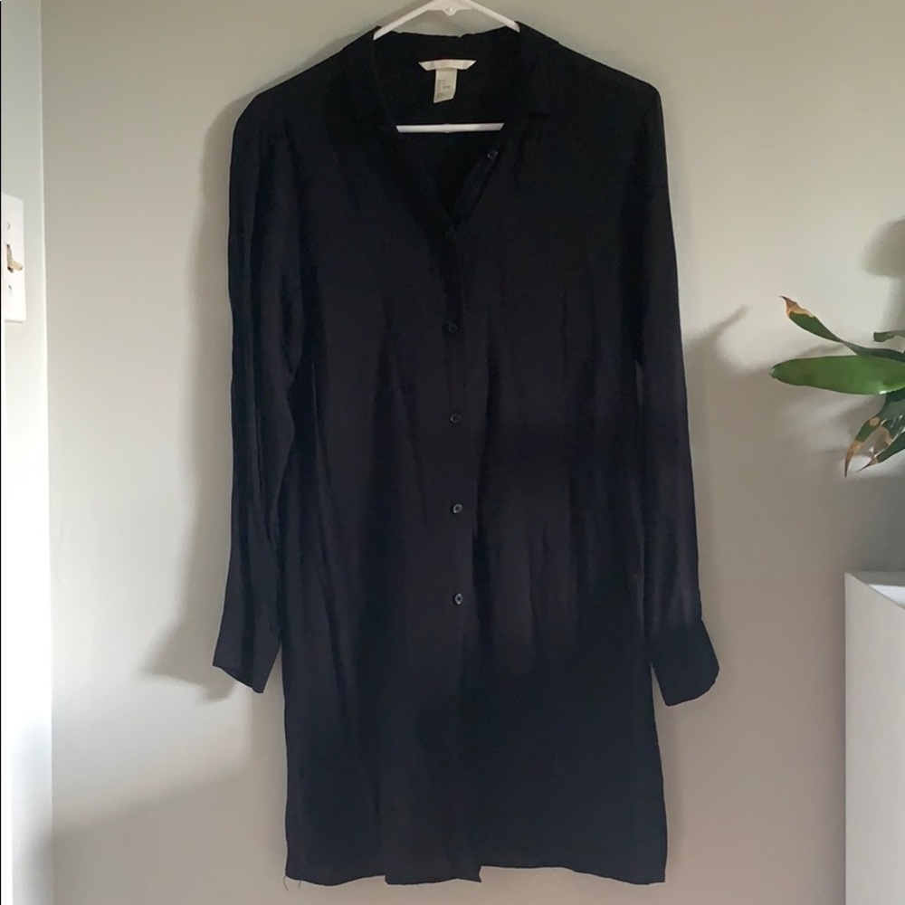 Elegant Black Button Down Shirt